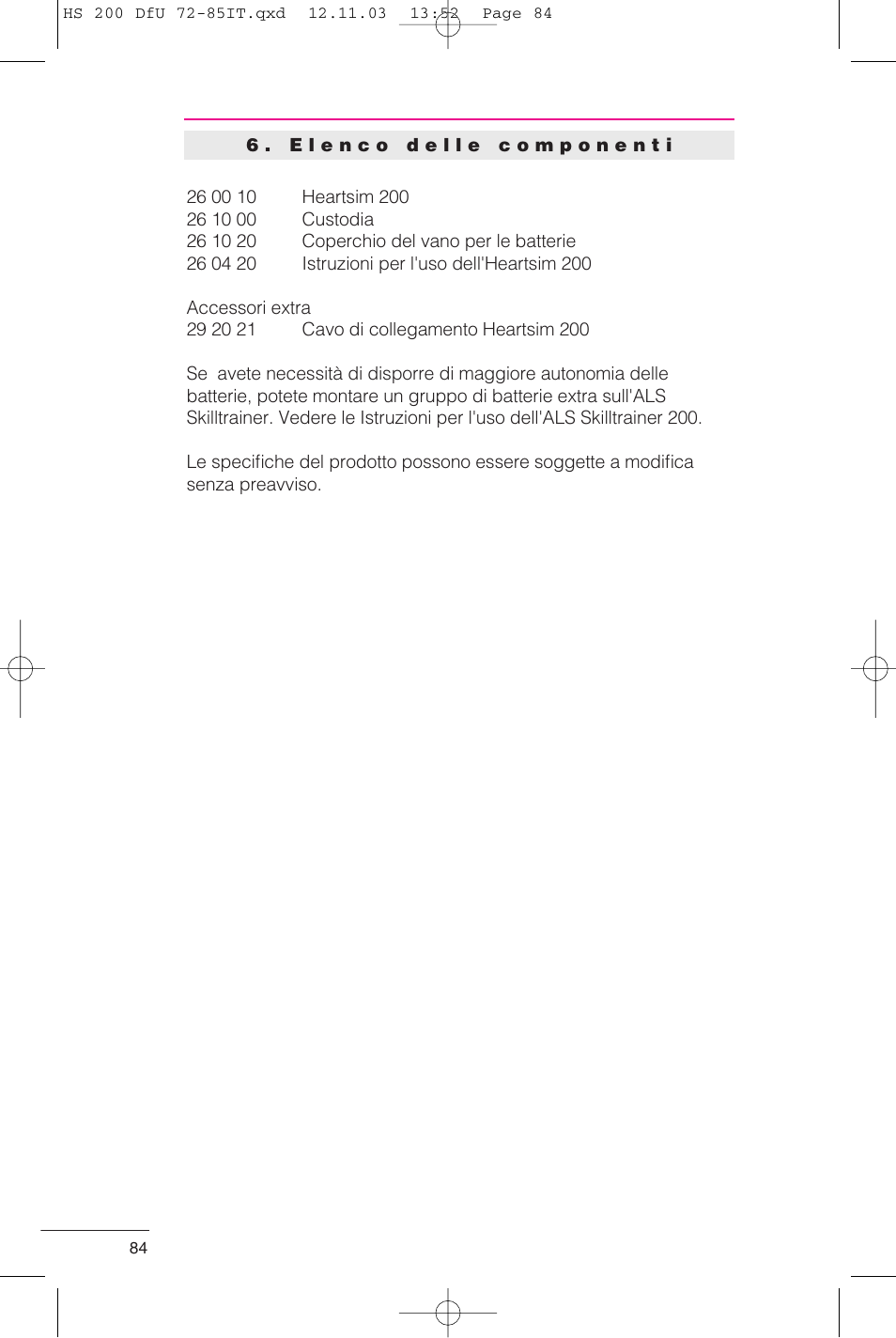 Laerdal HeartSim 200 User Manual | Page 84 / 86
