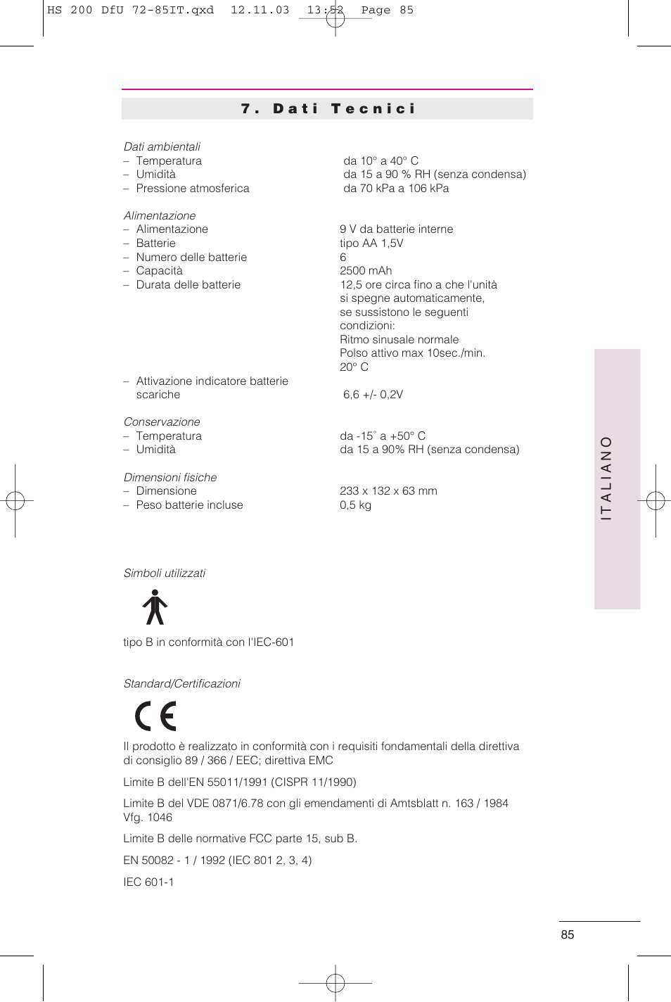 Laerdal HeartSim 200 User Manual | Page 85 / 86