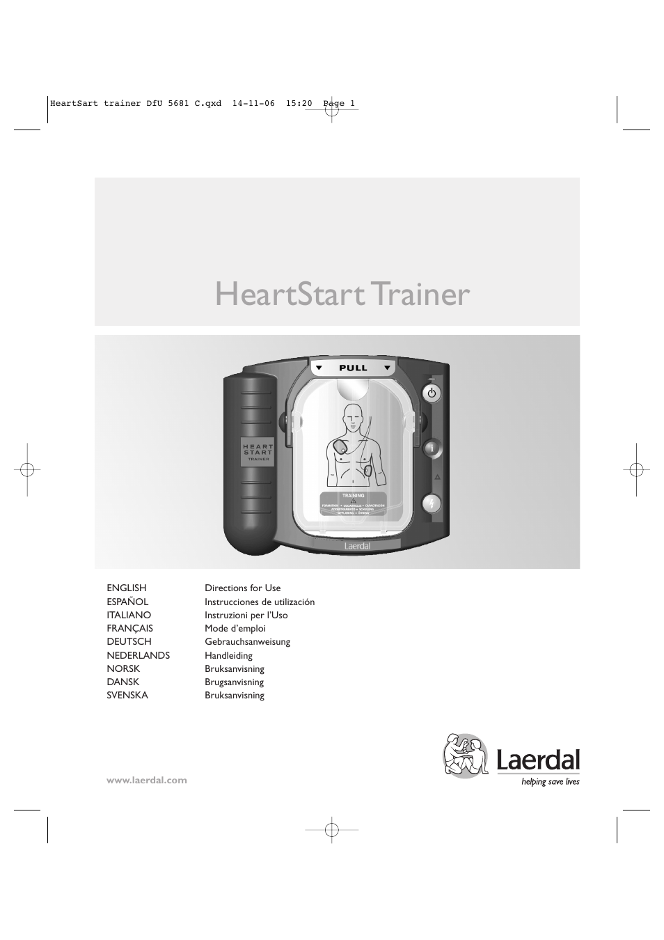 Laerdal HeartStart AED Trainer User Manual | 147 pages