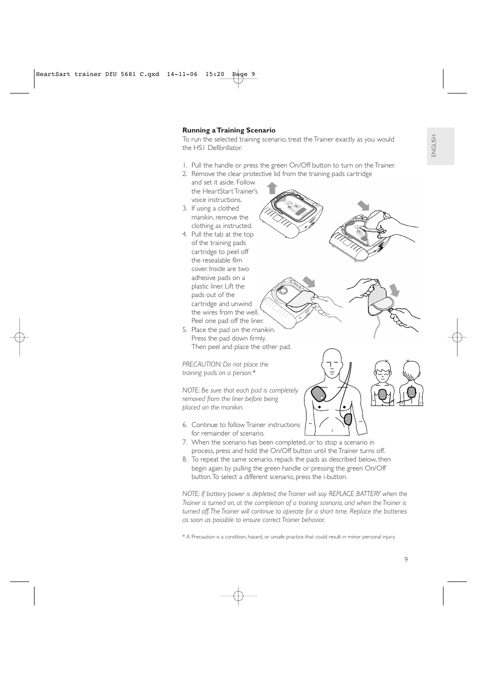 Copy approved - check revision before use | Laerdal HeartStart AED Trainer User Manual | Page 10 / 147