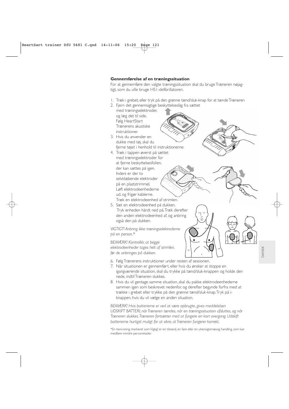 Copy approved - check revision before use | Laerdal HeartStart AED Trainer User Manual | Page 122 / 147