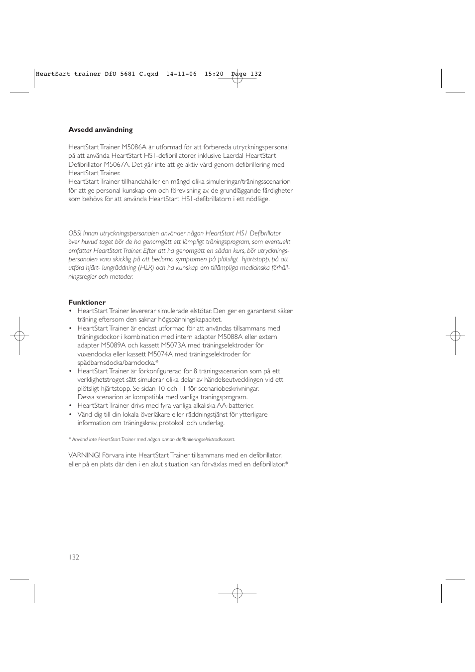 Copy approved - check revision before use | Laerdal HeartStart AED Trainer User Manual | Page 133 / 147