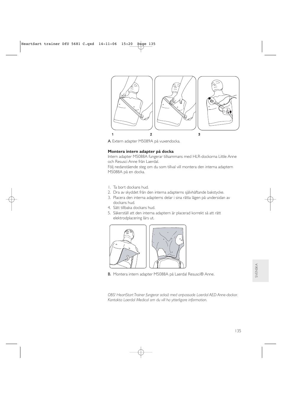 Copy approved - check revision before use | Laerdal HeartStart AED Trainer User Manual | Page 136 / 147