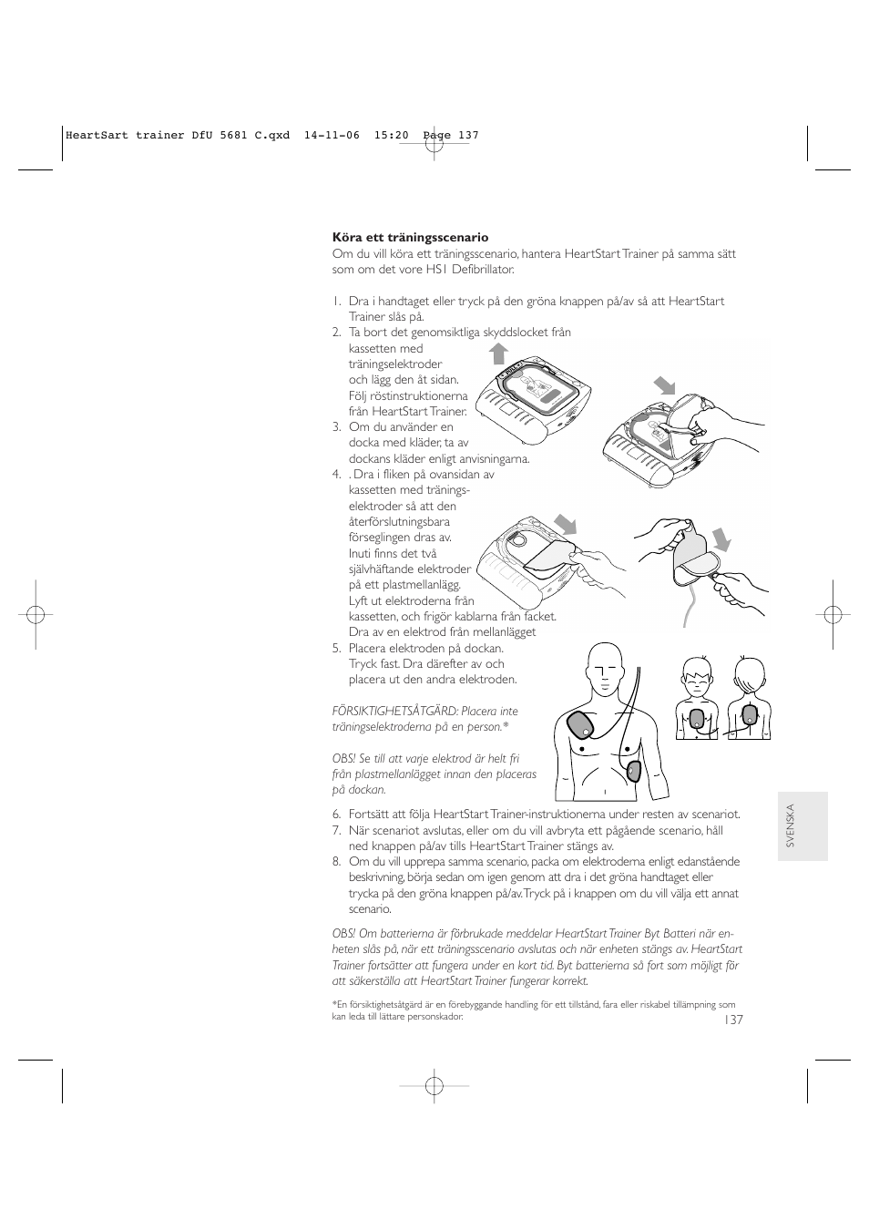 Copy approved - check revision before use | Laerdal HeartStart AED Trainer User Manual | Page 138 / 147