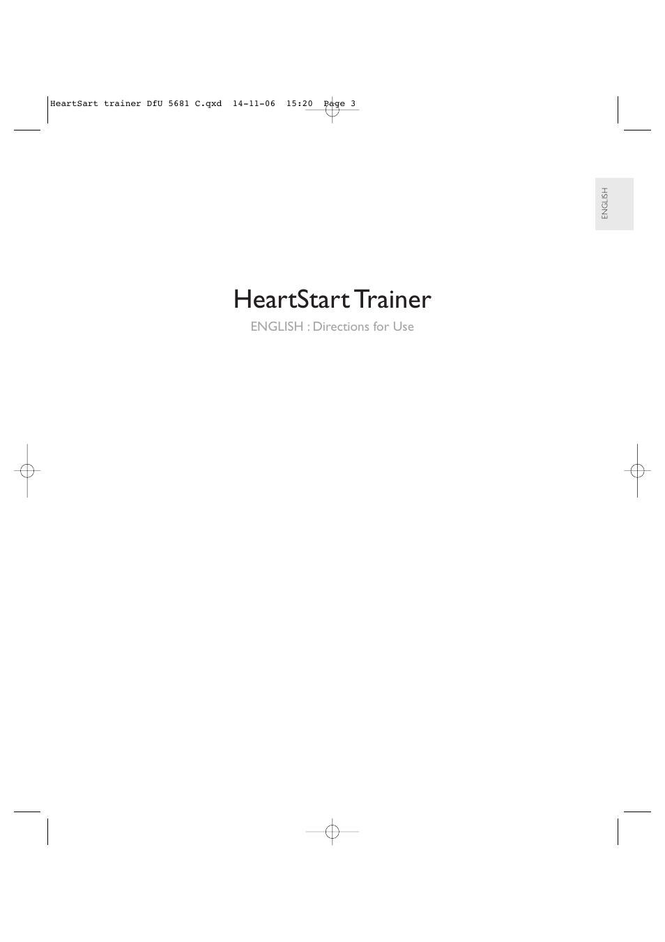 Heartstart trainer | Laerdal HeartStart AED Trainer User Manual | Page 2 / 147