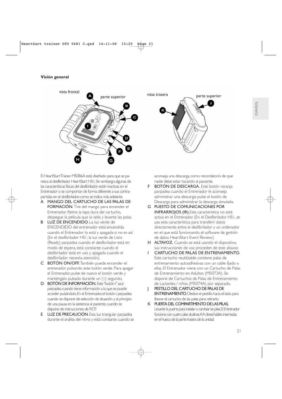 Copy approved - check revision before use | Laerdal HeartStart AED Trainer User Manual | Page 22 / 147