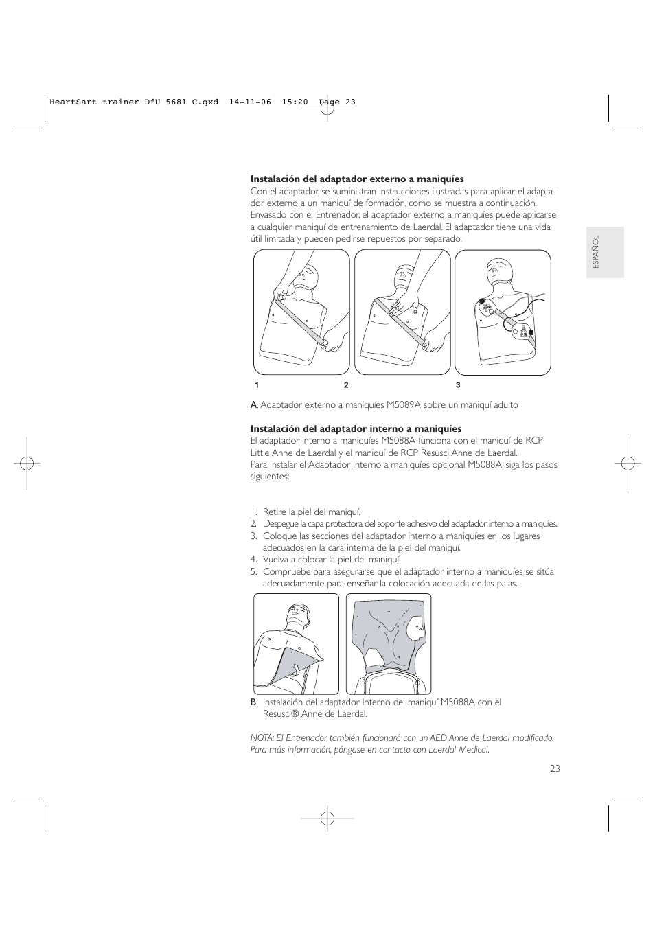 Copy approved - check revision before use | Laerdal HeartStart AED Trainer User Manual | Page 24 / 147