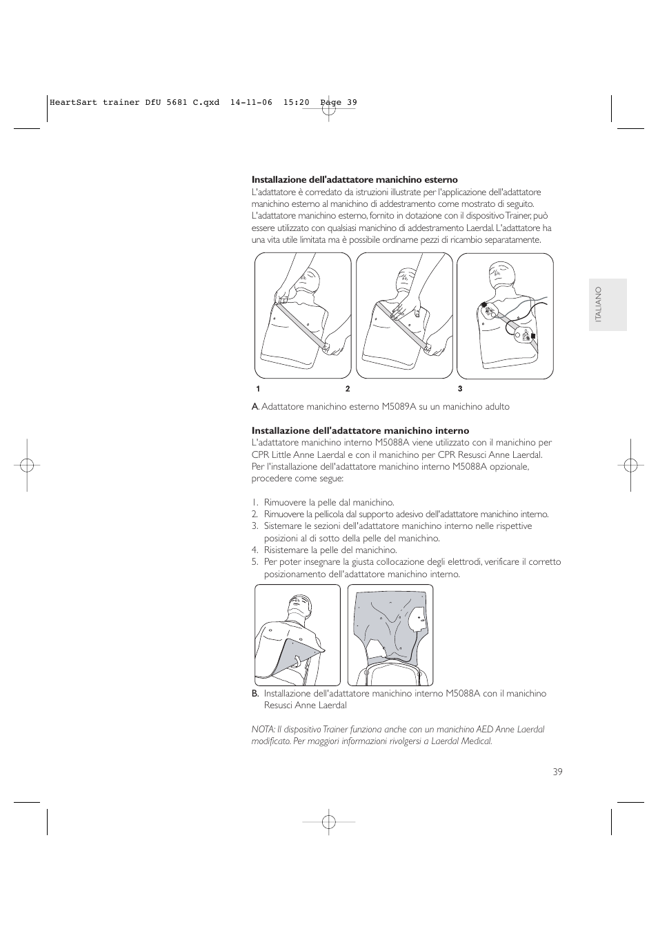 Copy approved - check revision before use | Laerdal HeartStart AED Trainer User Manual | Page 40 / 147