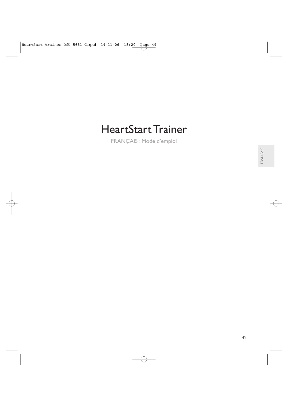 Heartstart trainer | Laerdal HeartStart AED Trainer User Manual | Page 50 / 147