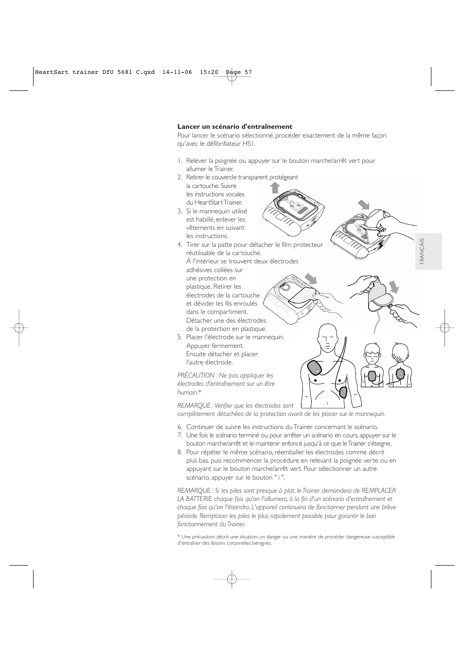 Copy approved - check revision before use | Laerdal HeartStart AED Trainer User Manual | Page 58 / 147
