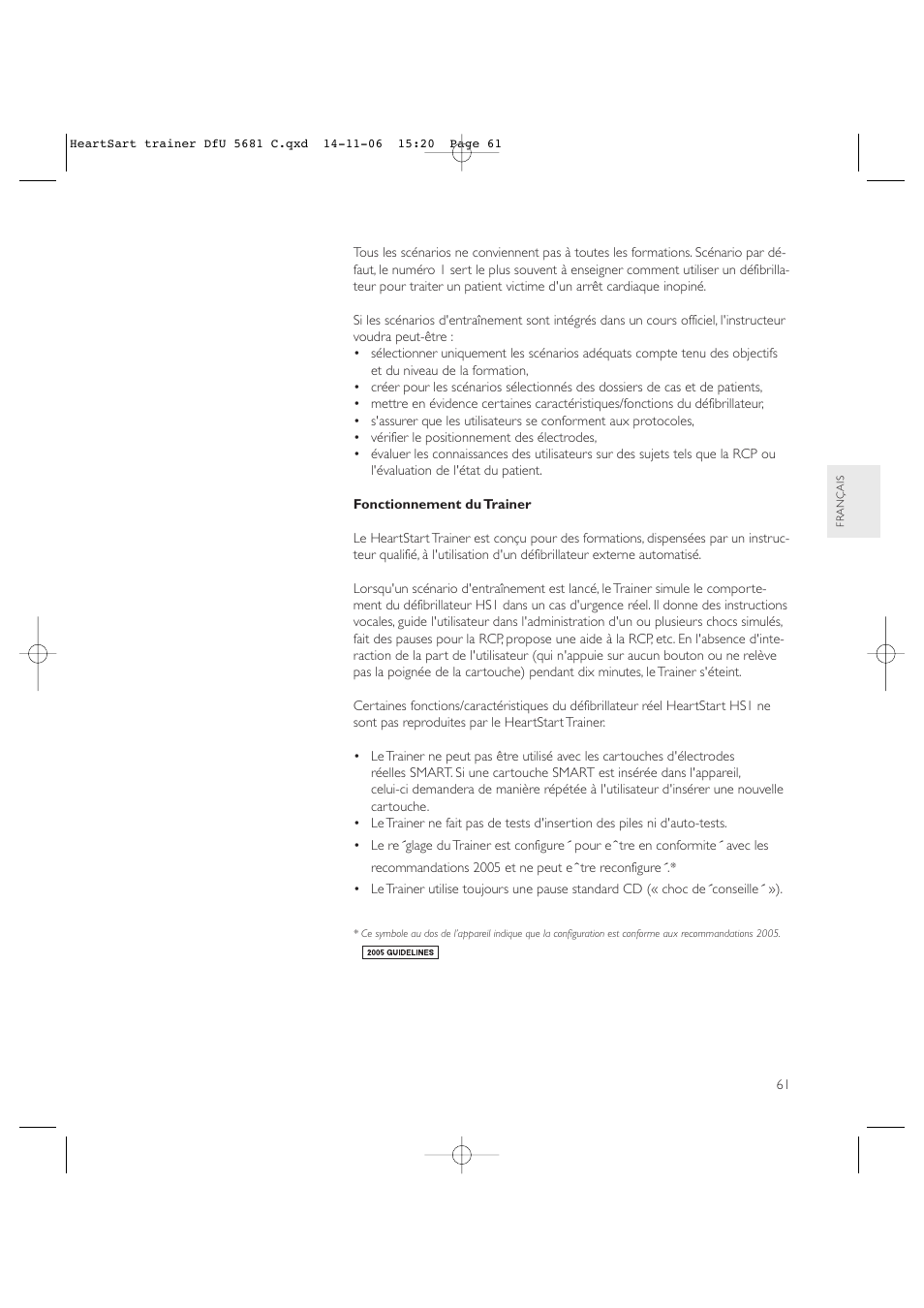 Copy approved - check revision before use | Laerdal HeartStart AED Trainer User Manual | Page 62 / 147