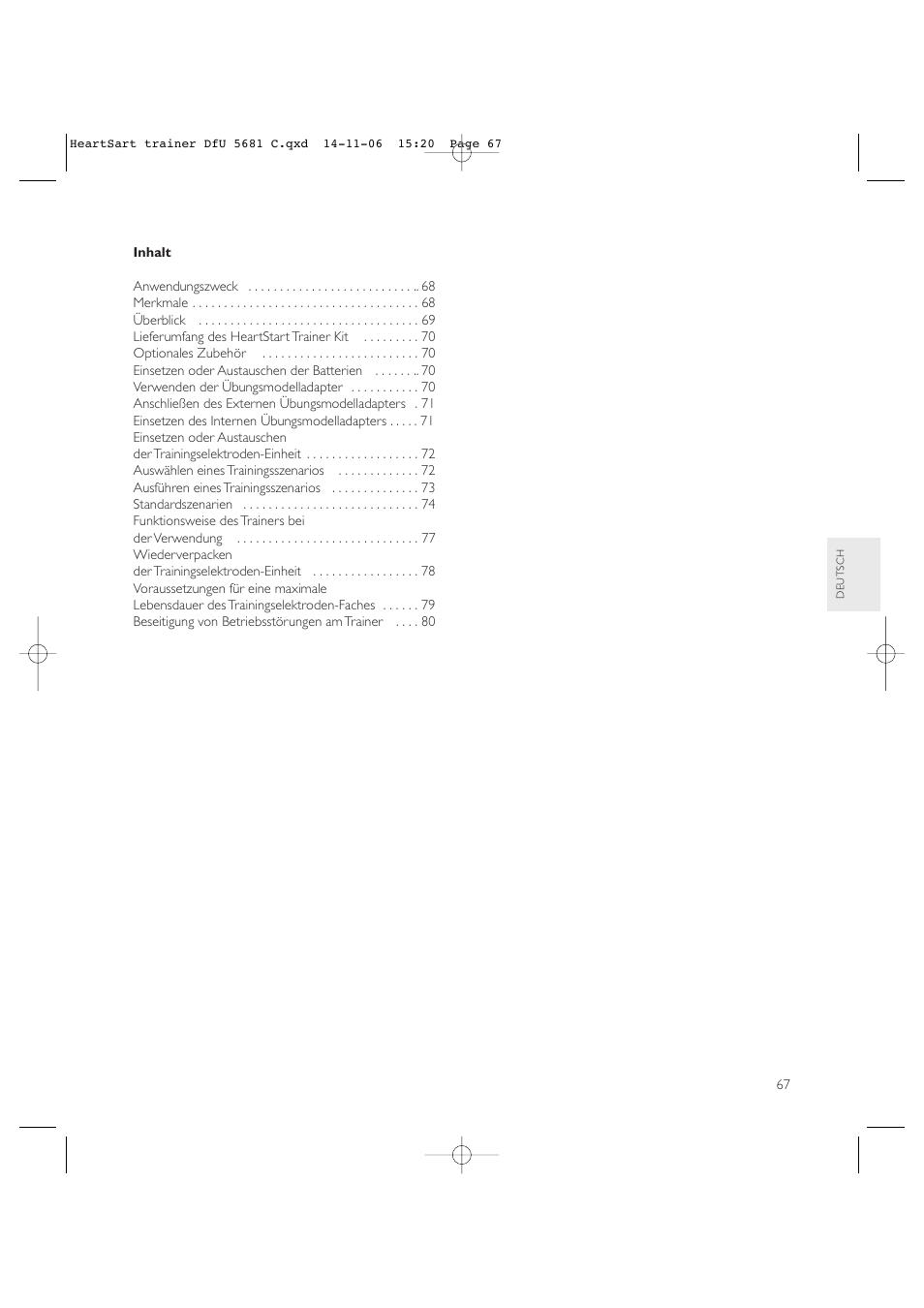 Copy approved - check revision before use | Laerdal HeartStart AED Trainer User Manual | Page 68 / 147