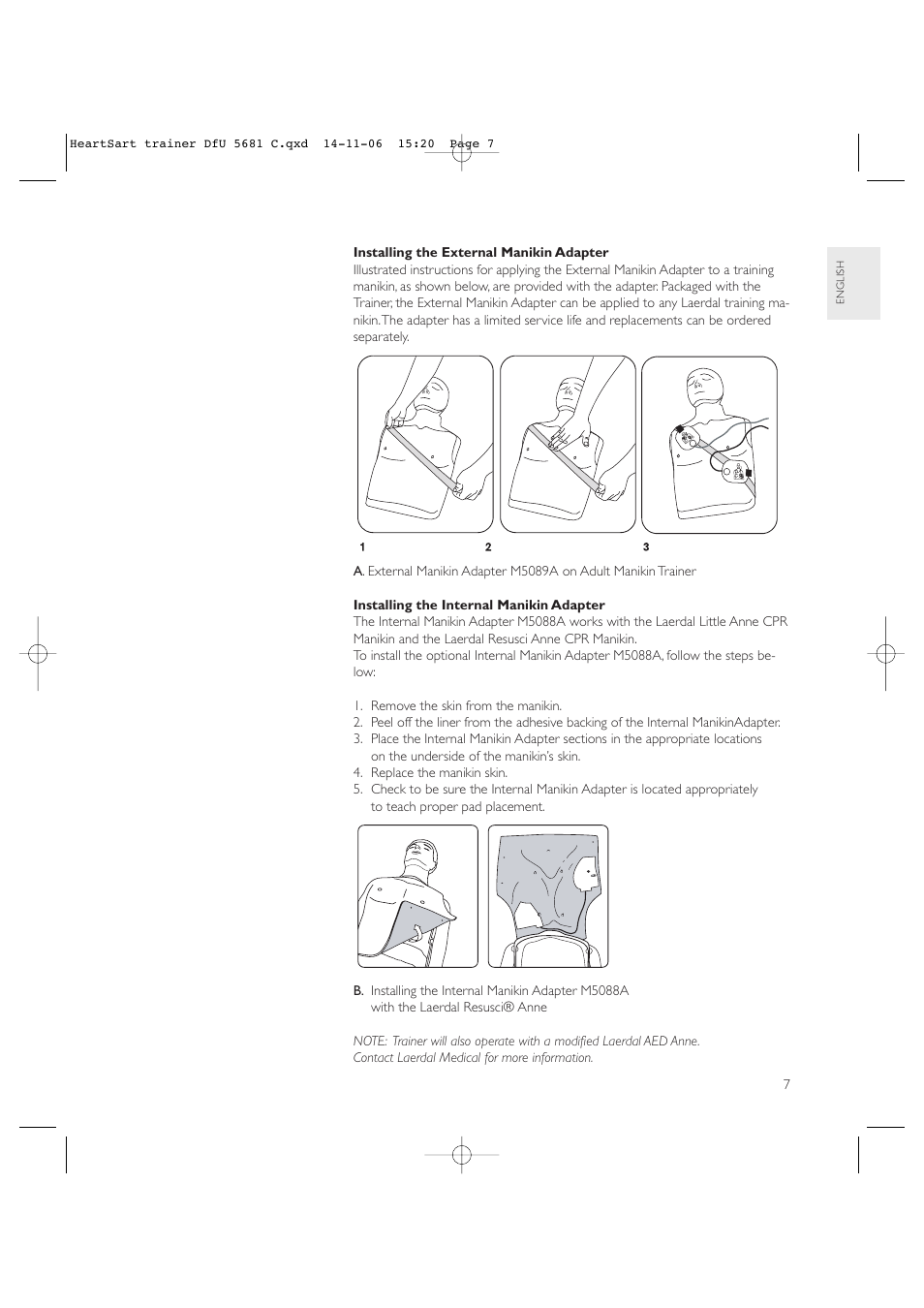 Copy approved - check revision before use | Laerdal HeartStart AED Trainer User Manual | Page 8 / 147