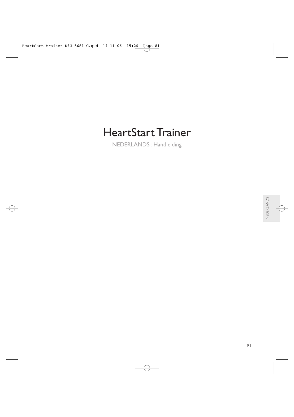 Heartstart trainer | Laerdal HeartStart AED Trainer User Manual | Page 82 / 147