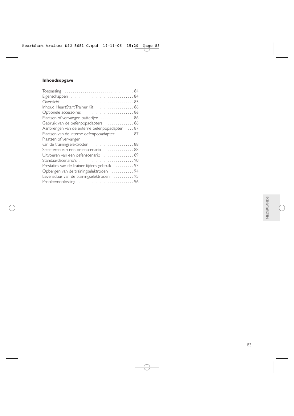 Copy approved - check revision before use | Laerdal HeartStart AED Trainer User Manual | Page 84 / 147