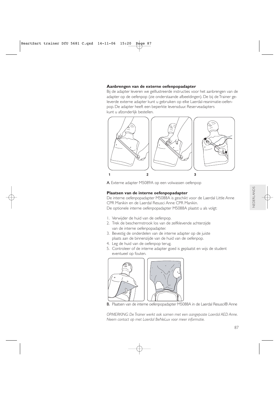 Copy approved - check revision before use | Laerdal HeartStart AED Trainer User Manual | Page 88 / 147