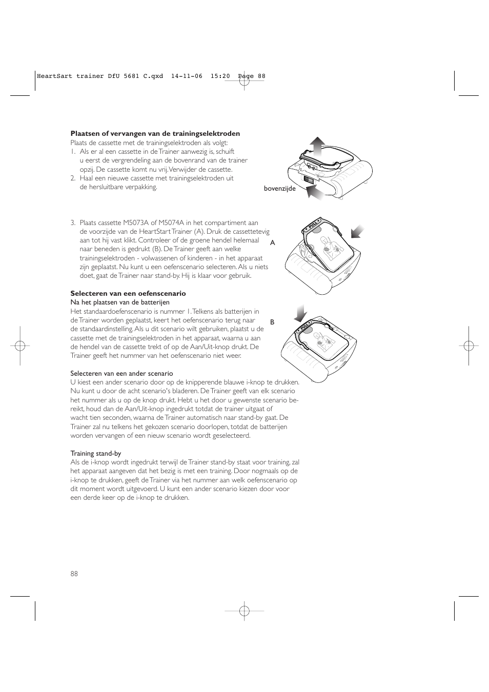 Copy approved - check revision before use | Laerdal HeartStart AED Trainer User Manual | Page 89 / 147