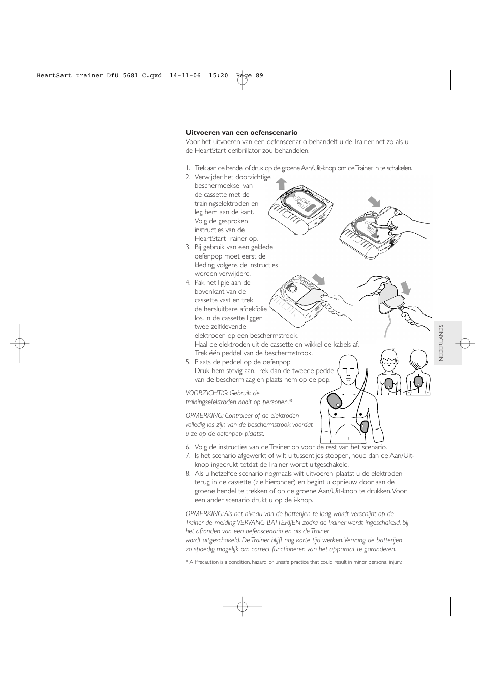 Copy approved - check revision before use | Laerdal HeartStart AED Trainer User Manual | Page 90 / 147