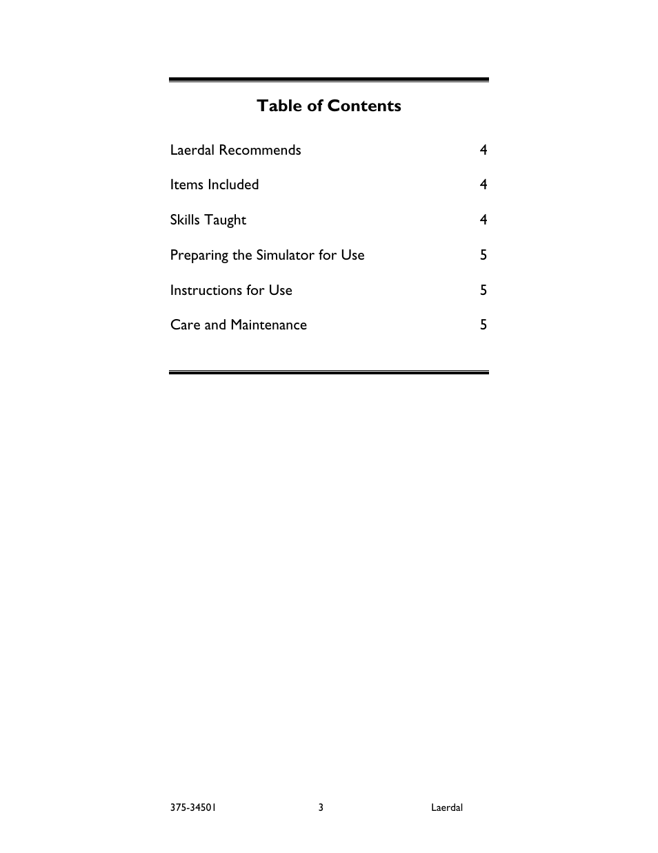 Laerdal IM Hip Task Trainer User Manual | Page 3 / 6