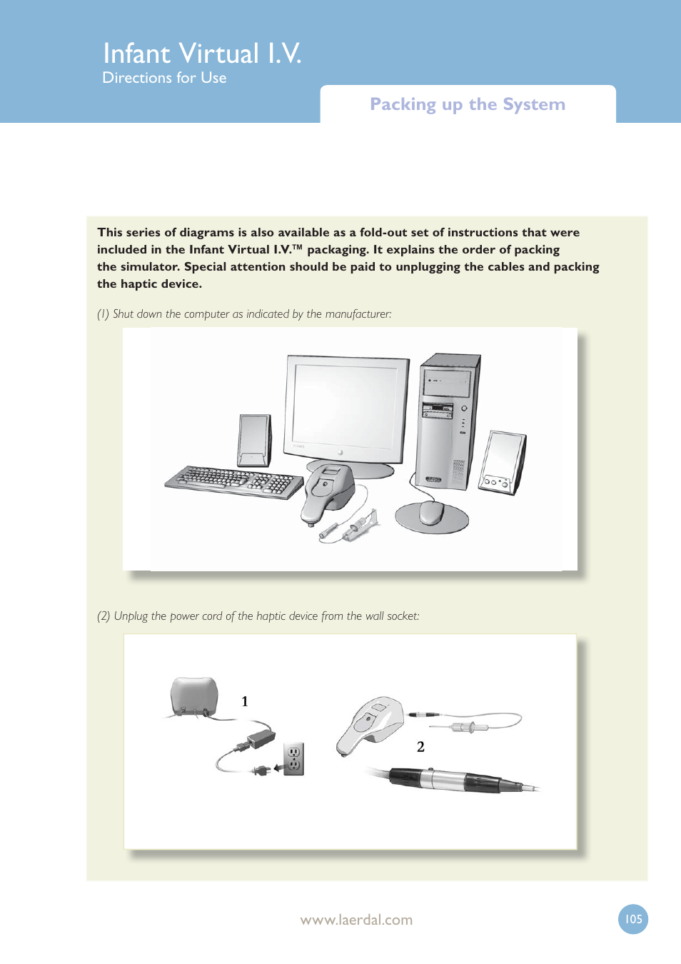 Infant virtual i.v | Laerdal Infant Virtual I.V. User Manual | Page 105 / 117