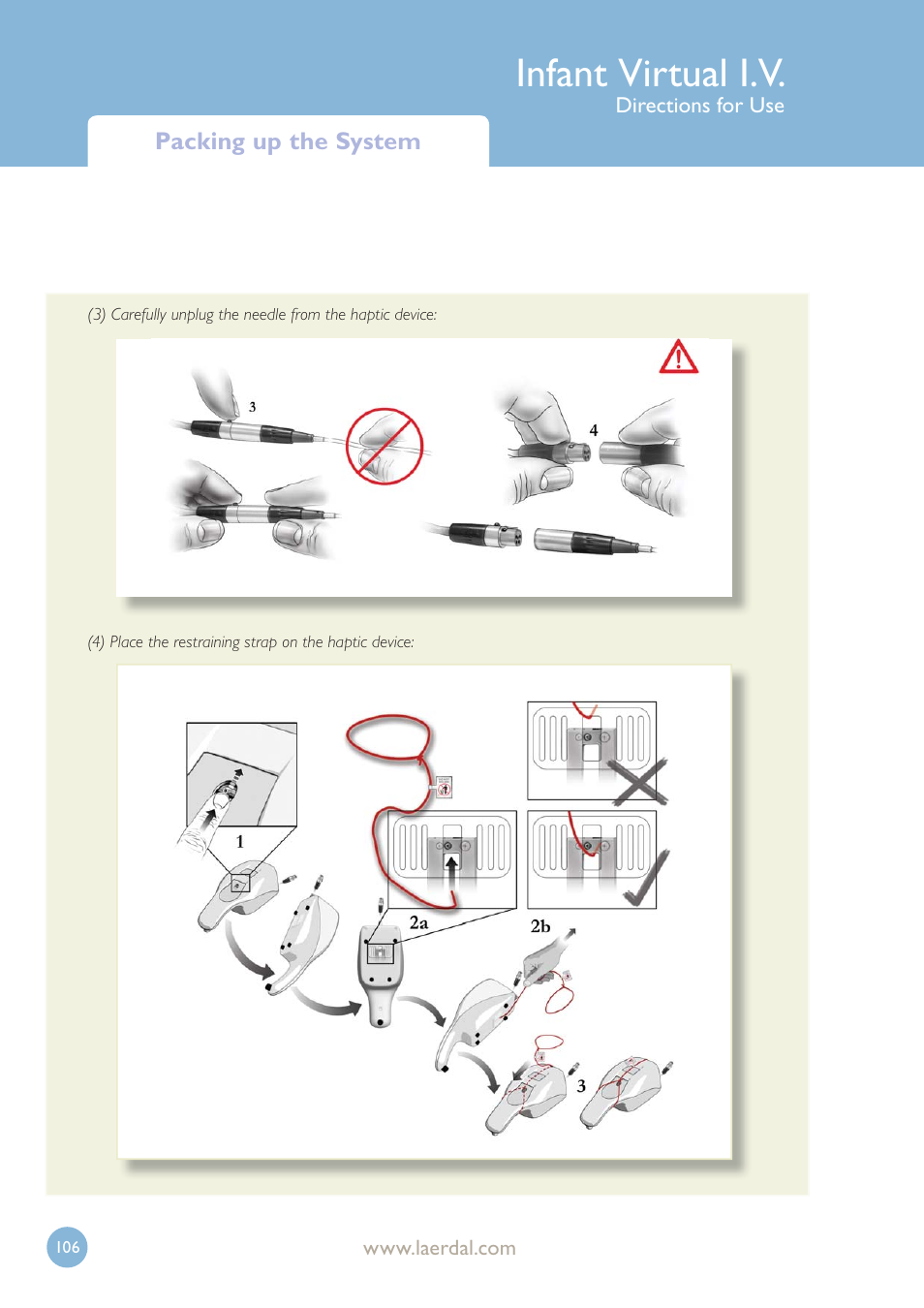 Infant virtual i.v | Laerdal Infant Virtual I.V. User Manual | Page 106 / 117