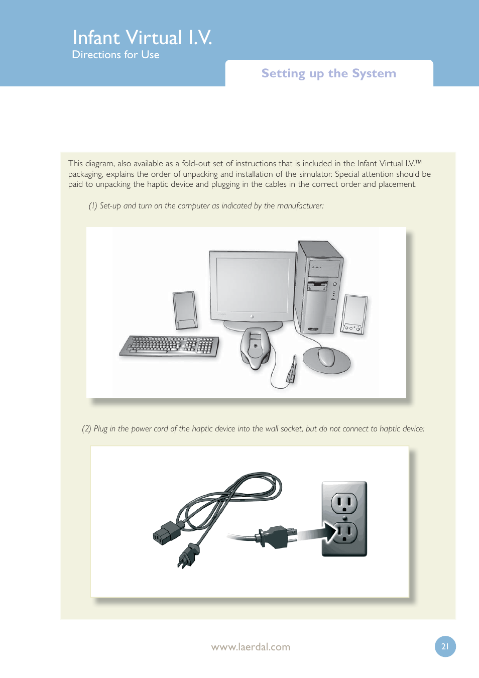 Infant virtual i.v | Laerdal Infant Virtual I.V. User Manual | Page 21 / 117