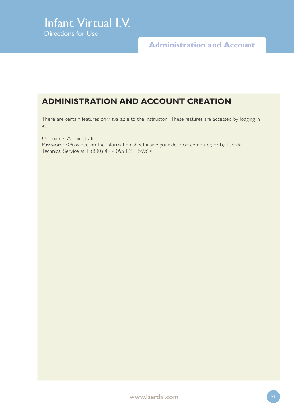 Infant virtual i.v | Laerdal Infant Virtual I.V. User Manual | Page 51 / 117