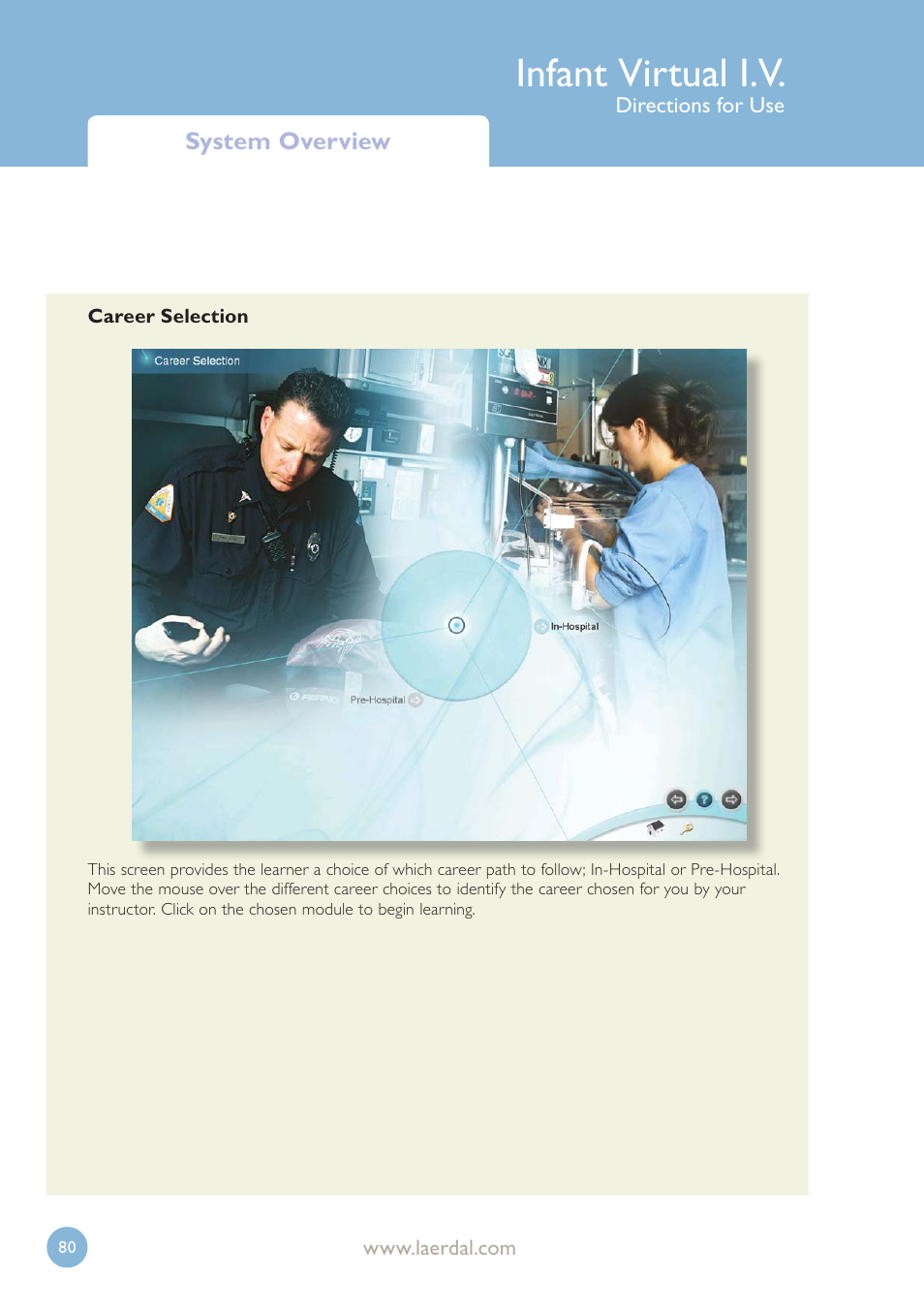 Infant virtual i.v | Laerdal Infant Virtual I.V. User Manual | Page 80 / 117