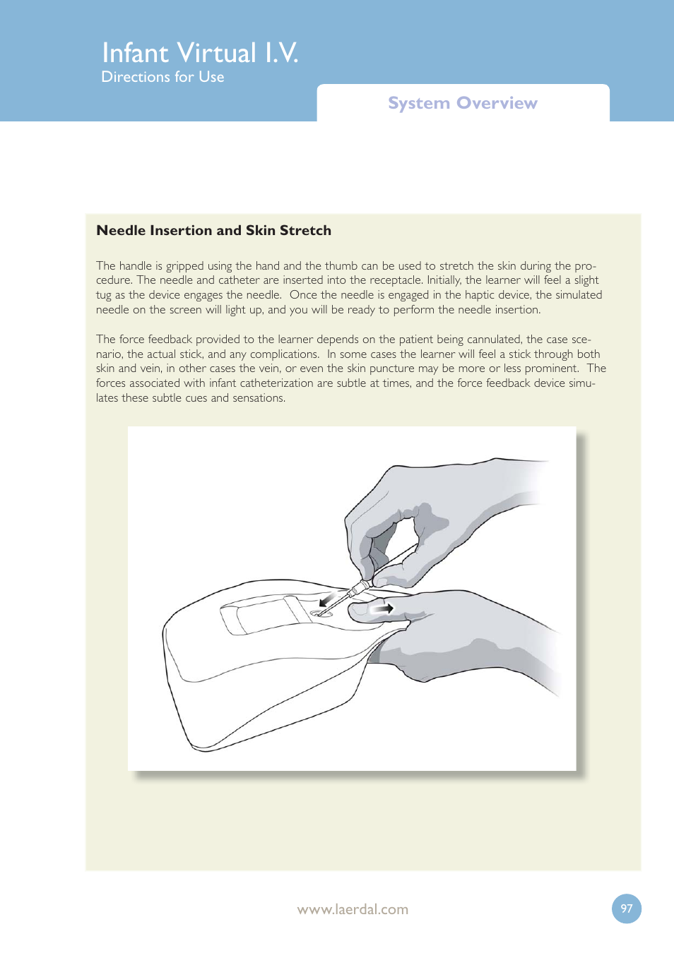 Infant virtual i.v | Laerdal Infant Virtual I.V. User Manual | Page 97 / 117