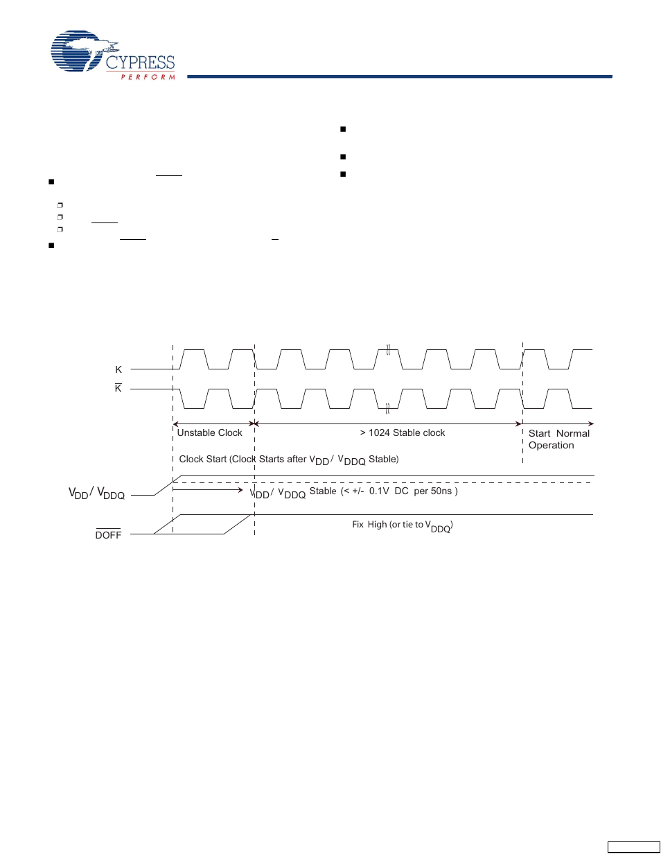 Power up sequence in ddr-ii sram, Power up sequence, Dll constraints | Cypress CY7C1319CV18 User Manual | Page 20 / 31