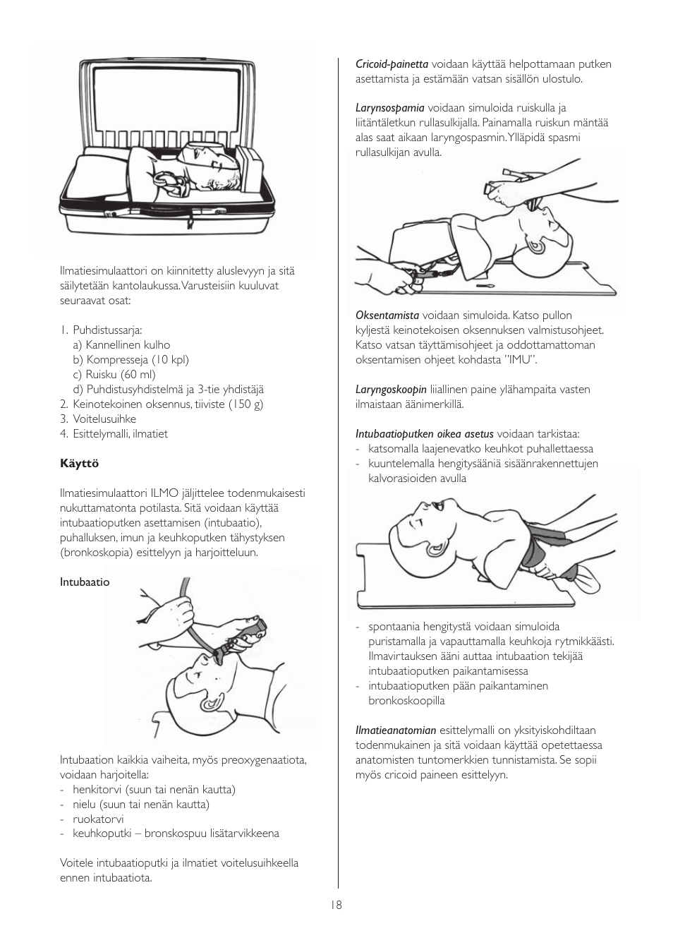 Laerdal Airway Management Trainer User Manual | Page 18 / 28
