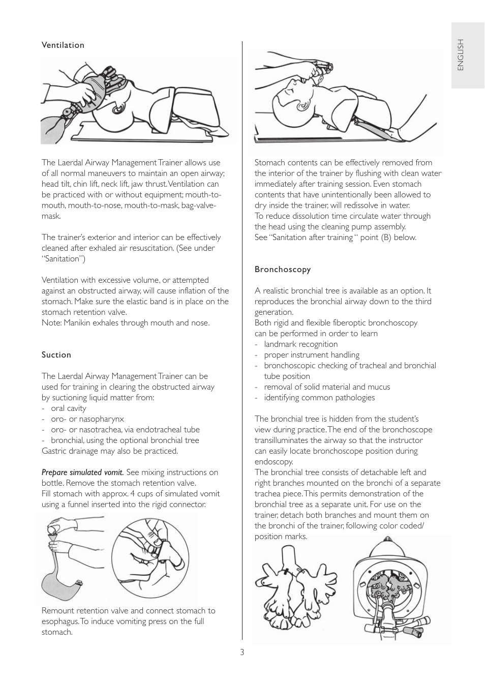 Laerdal Airway Management Trainer User Manual | Page 3 / 28