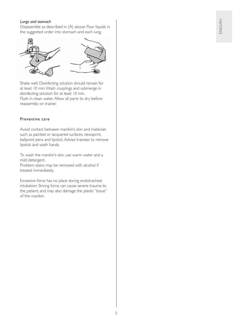 Laerdal Airway Management Trainer User Manual | Page 5 / 28