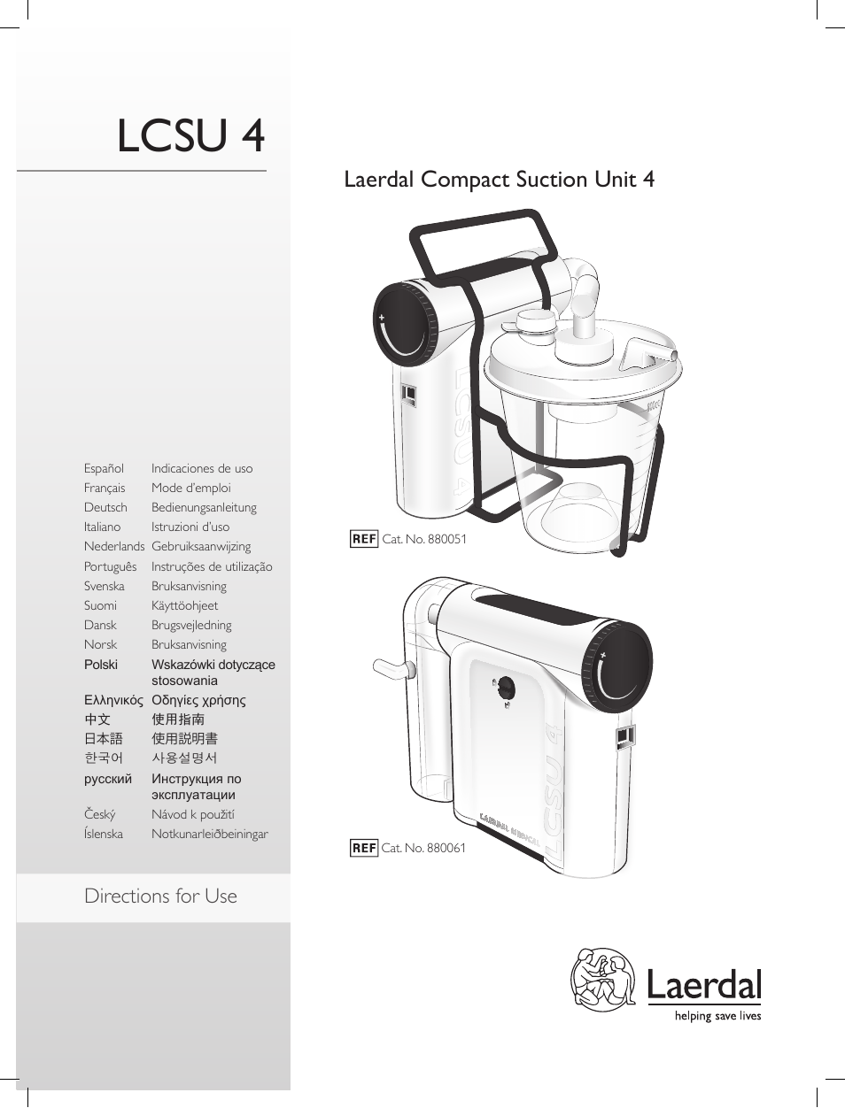 Laerdal Compact Suction Unit (LCSU) 4 User Manual | 272 pages