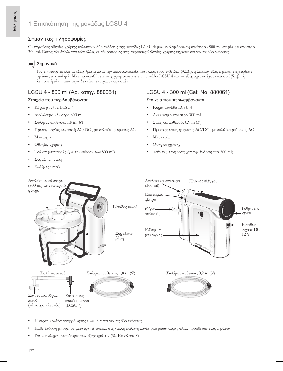 1επισκόπηση της μονάδας lcsu 4 | Laerdal Compact Suction Unit (LCSU) 4 User Manual | Page 172 / 272