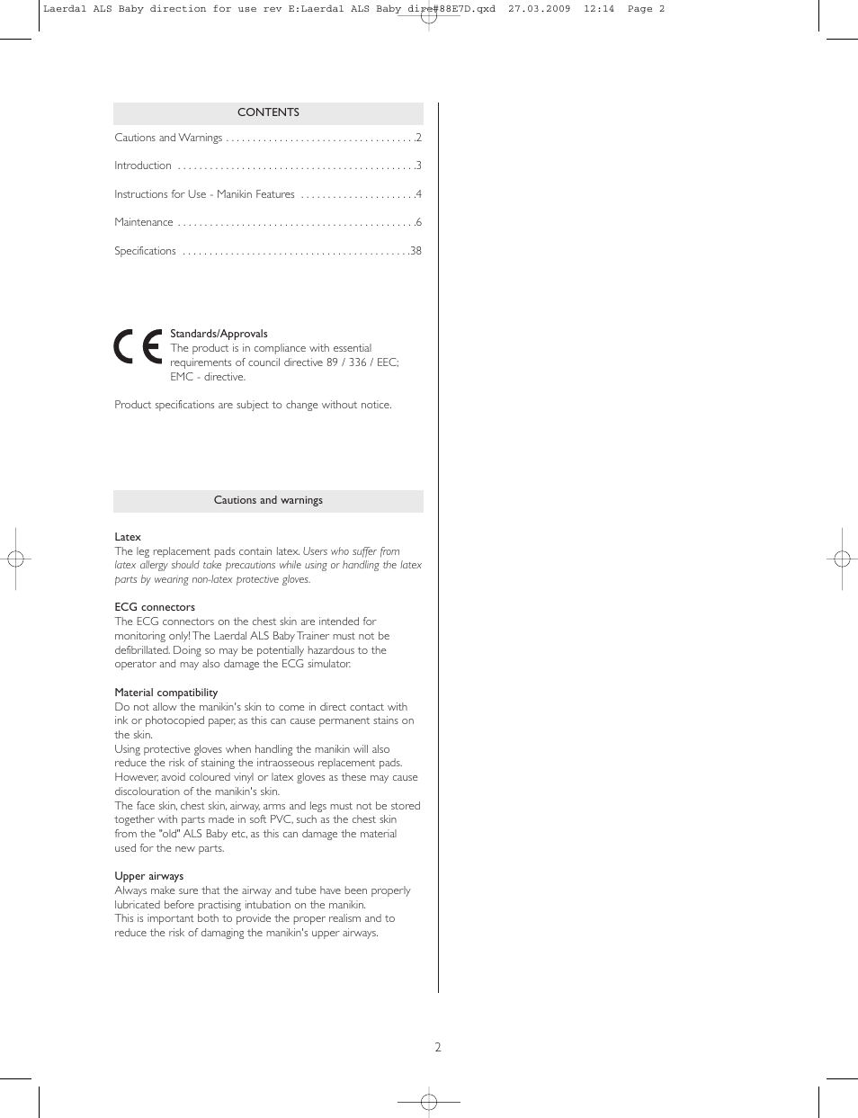 Laerdal Intraosseous Trainer User Manual | Page 2 / 40