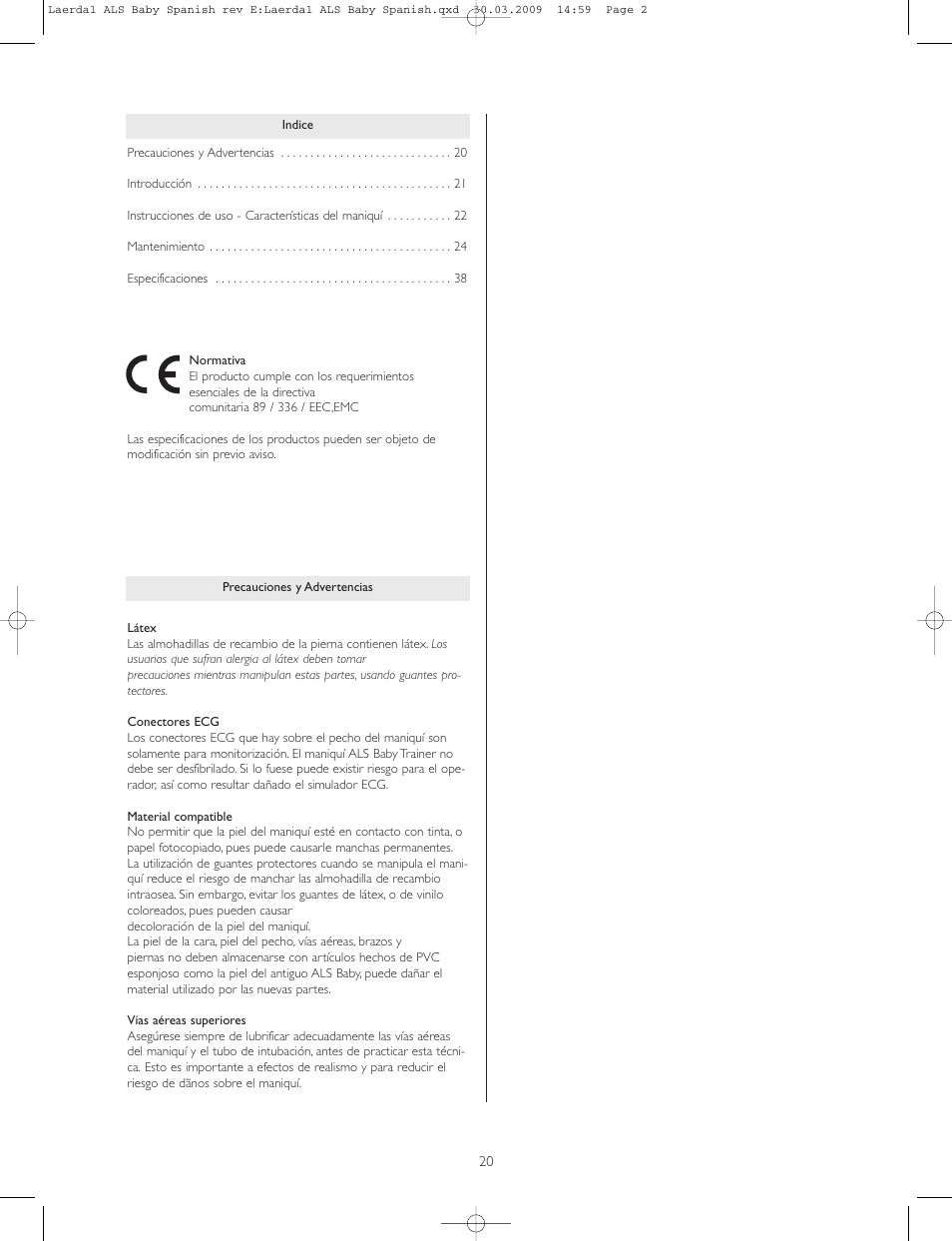 Laerdal Intraosseous Trainer User Manual | Page 20 / 40