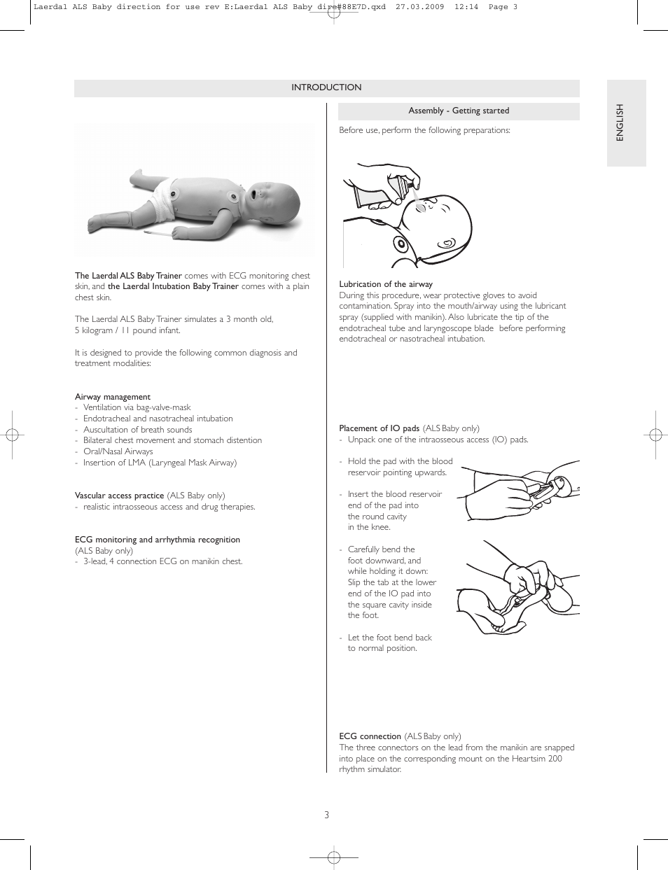 Laerdal Intraosseous Trainer User Manual | Page 3 / 40