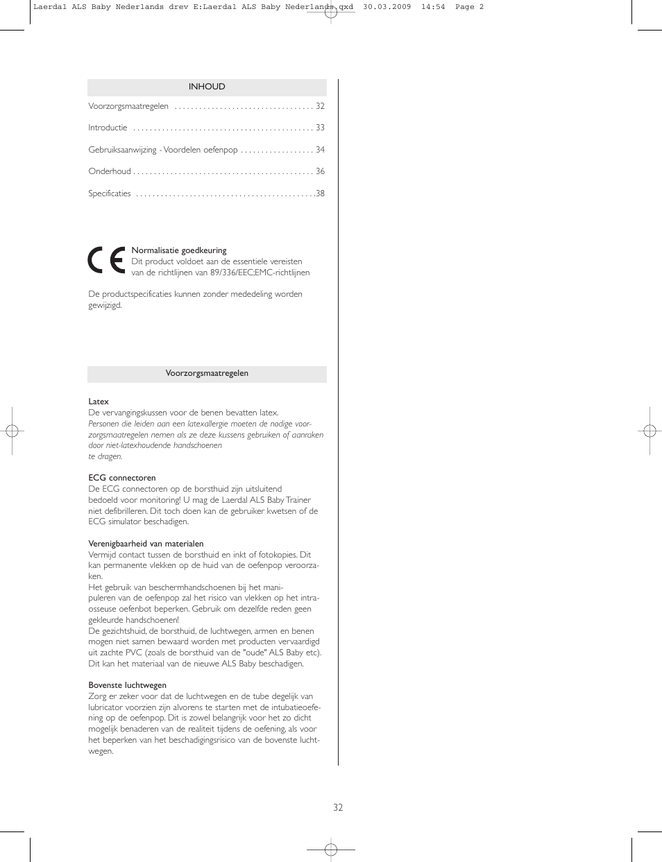 Laerdal Intraosseous Trainer User Manual | Page 32 / 40