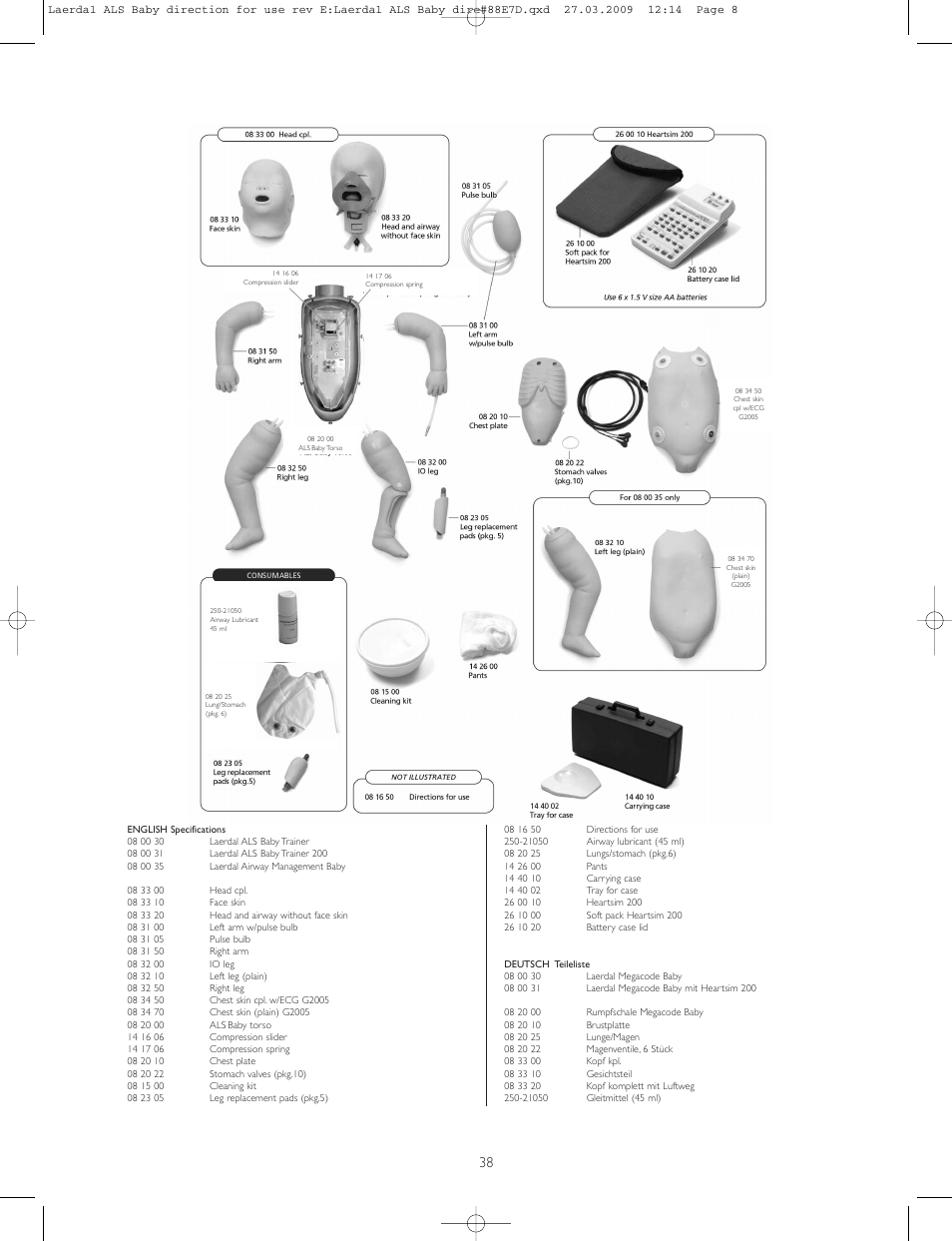 Laerdal Intraosseous Trainer User Manual | Page 38 / 40