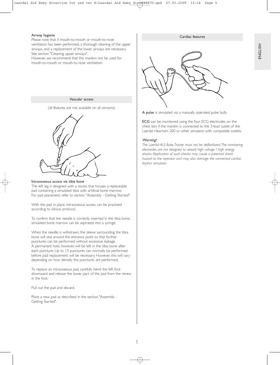 Laerdal Intraosseous Trainer User Manual | Page 5 / 40