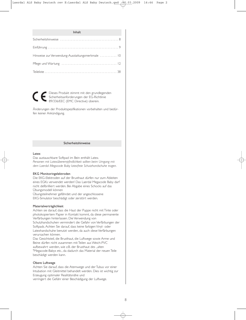 Laerdal Intraosseous Trainer User Manual | Page 8 / 40