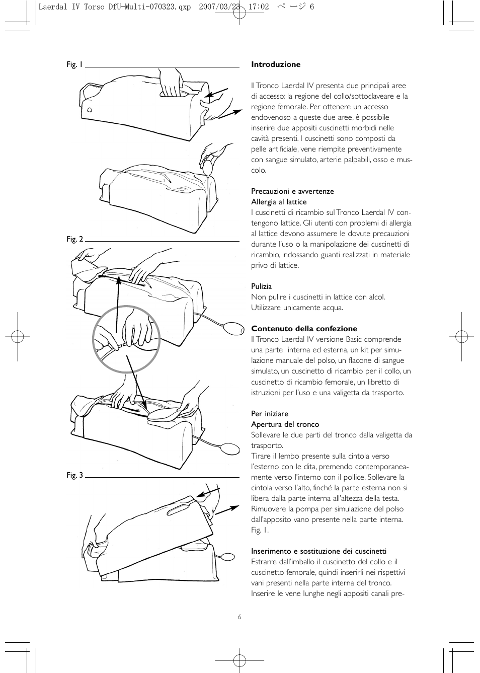 Laerdal IV Torso User Manual | Page 6 / 24
