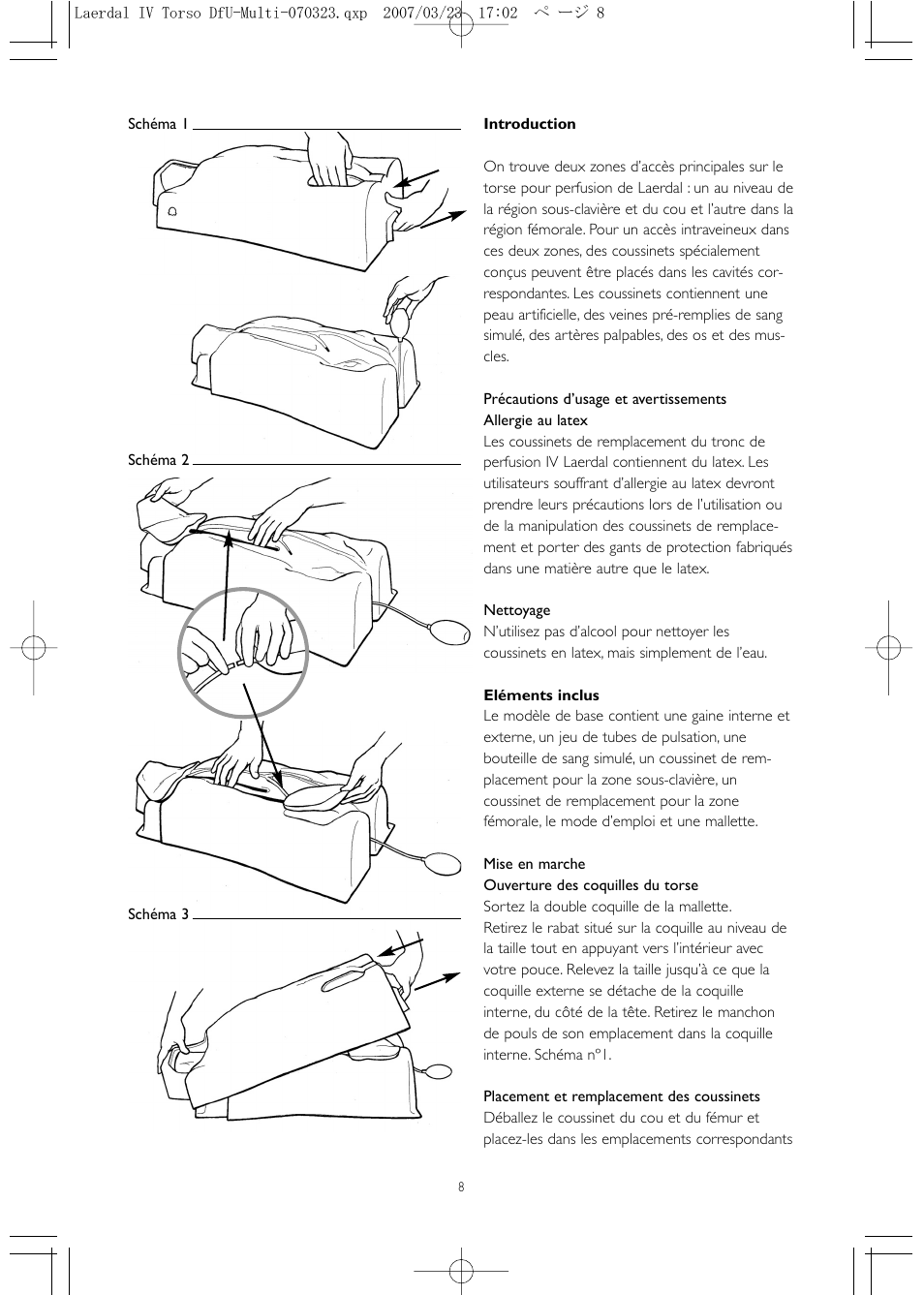 Laerdal IV Torso User Manual | Page 8 / 24