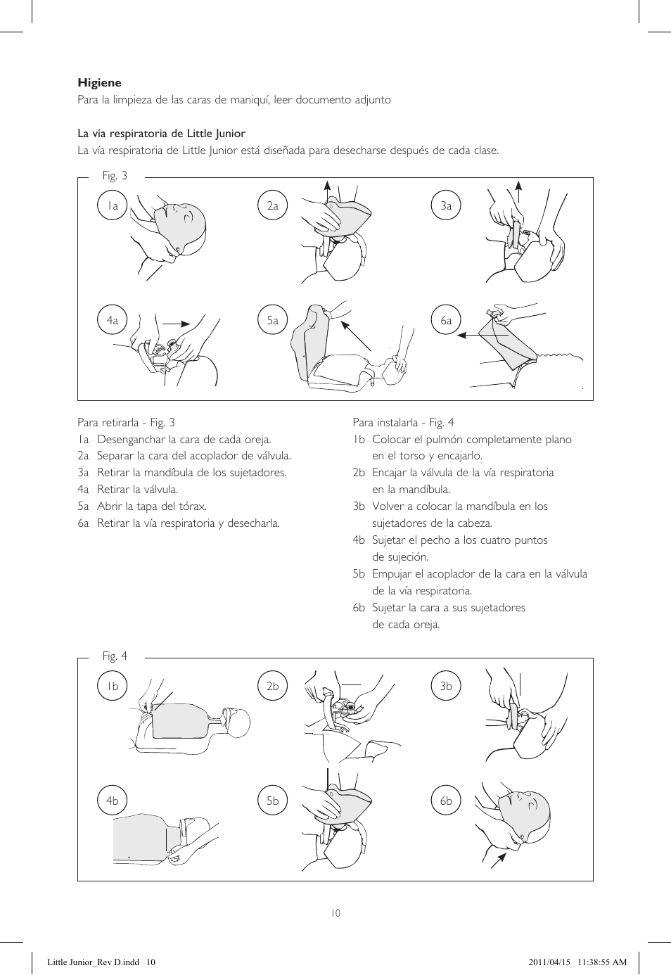 Laerdal Little Junior User Manual | Page 10 / 56