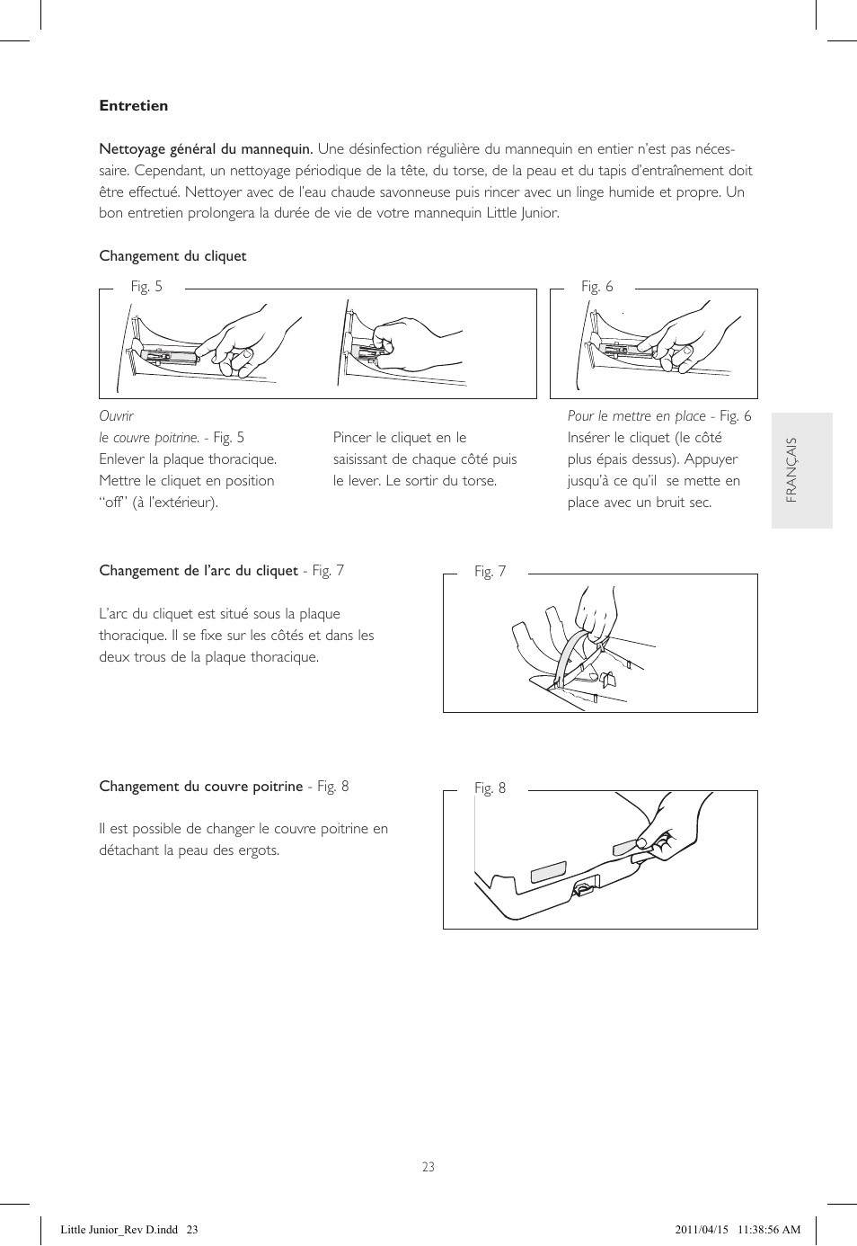 Laerdal Little Junior User Manual | Page 23 / 56