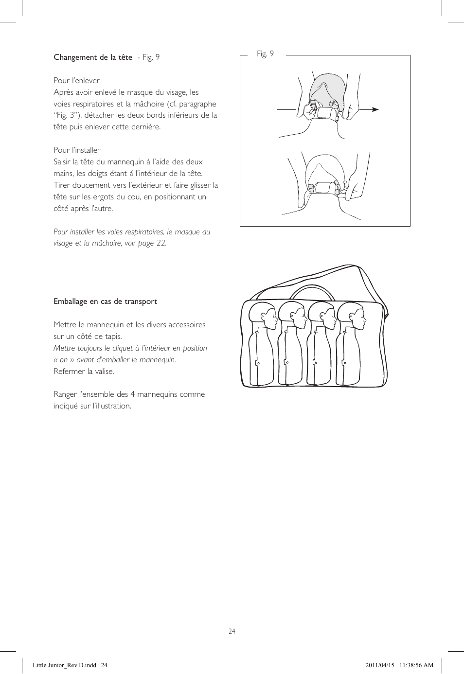 Laerdal Little Junior User Manual | Page 24 / 56