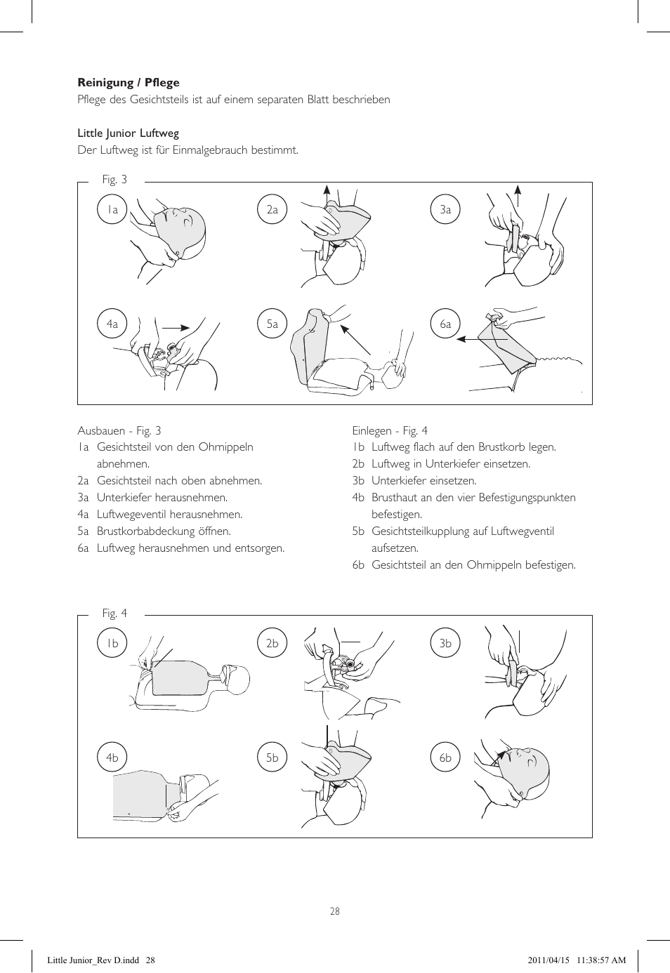 Laerdal Little Junior User Manual | Page 28 / 56