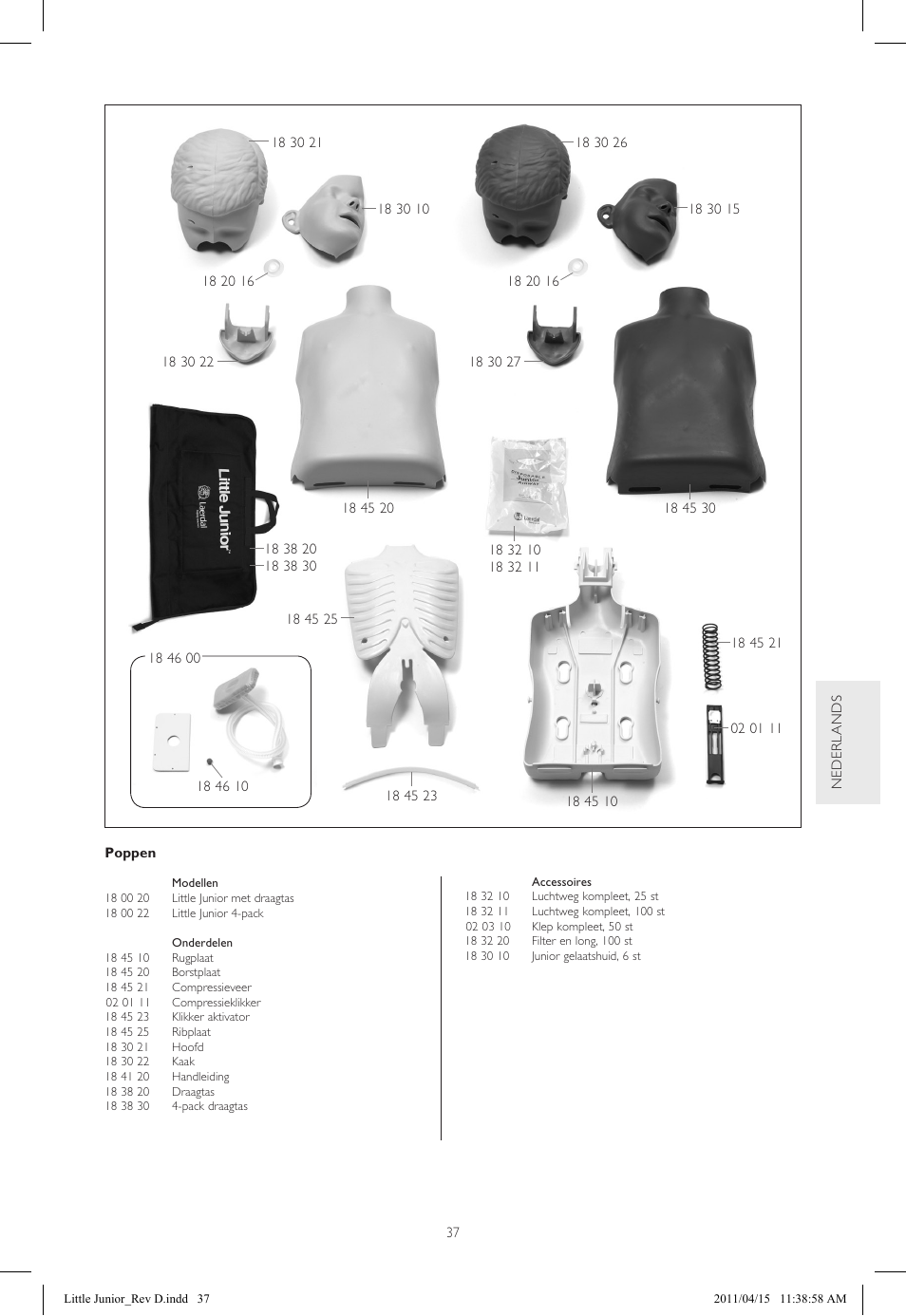 Laerdal Little Junior User Manual | Page 37 / 56