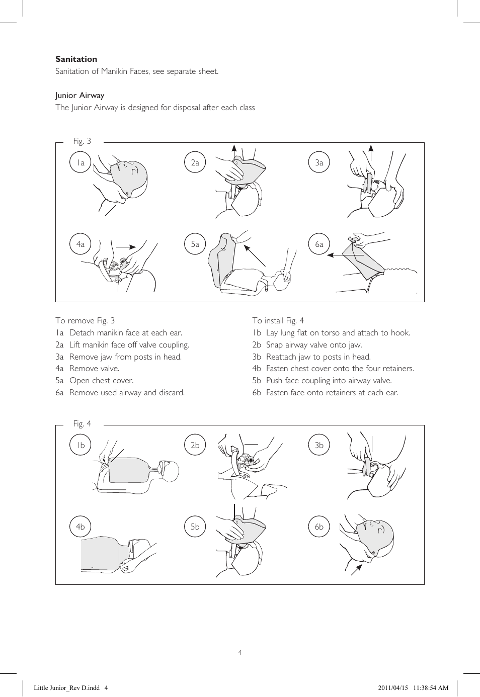 Laerdal Little Junior User Manual | Page 4 / 56